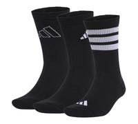 Adidas Calze Logo (3 paia) Set Kit Confezione calzini unisex da adulto black