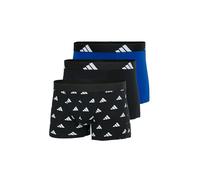 ADIDAS SPORTSWEAR Lote de 3 bóxers lisos Active Flex Cotton. Color Estampado+ azul+ negro