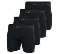 adidas Calzoncillos Tipo Boxer, Pack 4, Active Flex, Negro, Casual, L-XL