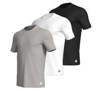 adidas Crew Neck Shirt (3pk) -Active Core Cotton Capa de Base Superior, Varios, L (Pack de 3) Hombres