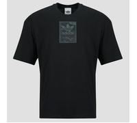ADIDAS ORIGINALS Camiseta 'CAMO TEE TONGUE LABEL' gris / negro XL-XXLxTallas normales EUR