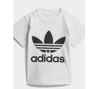adidas Camiseta de bebés/niños Trefoil adidas Originals. Blanco / Negro 9-12 Meses/80 cm