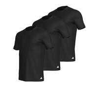 adidas Camiseta de Cuello Redondo para Hombre (3 Unidades) - Active Core Cotton Baselayer-Shirt (3 Unidades), Black_4am011, L