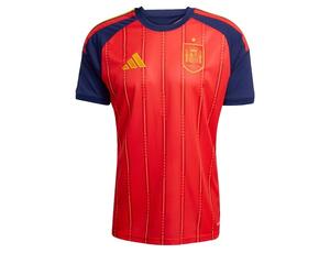 adidas Camiseta de España para hombre, diseño de la Copa del Mundo 2026, rojo/azul, M