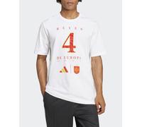 adidas Camiseta de hombre España Winners Eurocopa 2024 Adidas. Blanco M