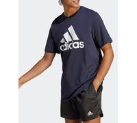 adidas Essentials Single Jersey Big Logo T-shirt, Camiseta de manga corta Hombre, legend ink/white, XL