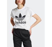 adidas Camiseta de mujer Adicolor Classics Trefoil adidas Originals. Blanco L