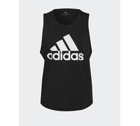 adidas Essentials Big Logo Tank Top Camiseta sin mangas, Black/White, M Mujer
