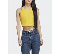 adidas Camiseta de mujer Lounge Rib adidas. Mostaza XS