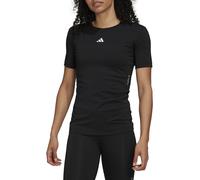 adidas Mujer Techfit Training tee, Black/White, M