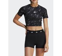 adidas Camiseta de mujer Techfit Camo Print adidas. Gris M