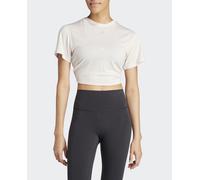 adidas Camiseta de mujer Yoga Studio Wrapped adidas. Rosa claro L