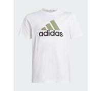 Camiseta adidas essentials 2 colored big logo cotton infantil bla 7 - 8 AÑOS