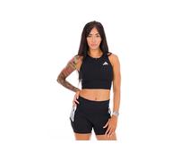 adidas camiseta de tirantes adizero crop top vêtement running femme L Noir