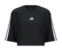 adidas Camiseta Essentials 3-Stripes Cotton Loose T-Shirt in Negro EU S