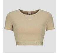 adidas Camiseta Essentials Rib Washed T-Shirt in Beige EU L