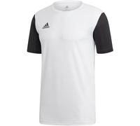 Adidas - Camiseta Estro 19 m/c Niño, Unisex, White-Black, 140 cm