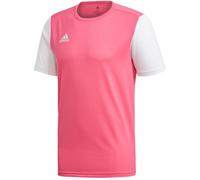Adidas - Camiseta Estro 19 m/c, Unisex, Solar Pink-White, 2XL
