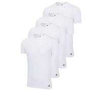 Adidas Camiseta Hombre,4er Paquete - Crew Camisa de Cuello,Active Flex
