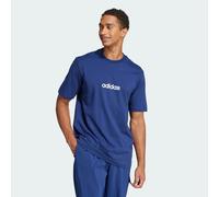 Adidas Camiseta Hombre Essentials Linear Jersey Simple Azul Oscuro/Blanco XS-4XL