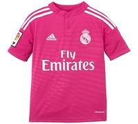 adidas - Camiseta Junior 2ª Equipación Real Madrid CF 2014-2015, Color Rosa, Talla 128 cm