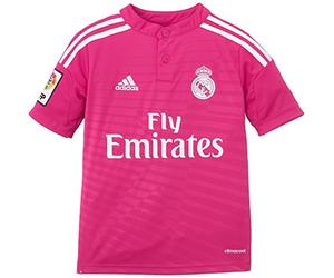 adidas - Camiseta Junior 2ª Equipación Real Madrid CF 2014-2015, Color Rosa, Talla 128 cm