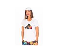 adidas camiseta manga corta Aeroready Flower XS Blanco