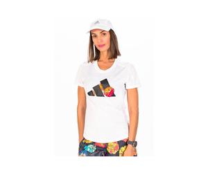 adidas camiseta manga corta Aeroready Flower XS Blanco
