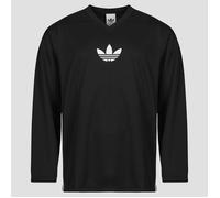 adidas Camiseta manga larga adidas Originals Adicolor Mesh Long Sleeve in Negro EU L