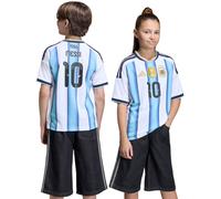 ADIDAS PERFORMANCE Camiseta funcional 'Argentinien 26 Messi' azul cielo / oro / negro / blanco 152 azul cielo / oro / negro / blanco
