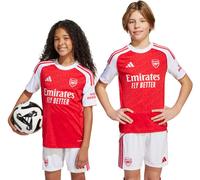 Adidas - Camiseta oficial Arsenal FC Primera Equipación 2025-2026 Niño, Unisex, Better Scarlet-White, 128 cm