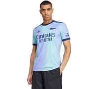 Adidas - Camiseta oficial Arsenal FC Tercera Equipación 2024-2025, Unisex, Clear Aqua-Light Flash Purple, XL