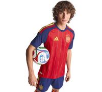 Adidas - Camiseta oficial Authentic España Primera Equipación Mundial 2026, Unisex, Red, 2XL