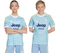 Adidas - Camiseta oficial Juventus Segunda Equipación 2025-2026 Niño, Unisex, Ash Blue, 128 cm