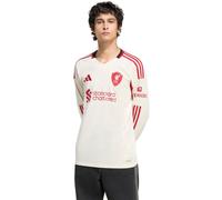 Adidas - Camiseta oficial Liverpool FC Segunda Equipación M/L 2025-2026, Unisex, Wonder White, XL