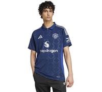 Adidas - Camiseta oficial Manchester United Segunda Equipación 2024-2025, Unisex, Night Indigo, M