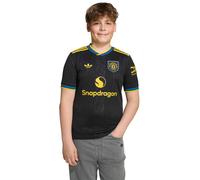 Adidas - Camiseta oficial Manchester United Tercera Equipación 2025-2026 Niño, Unisex, Black, 176 cm