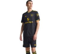 Adidas - Camiseta oficial Manchester United Tercera Equipación Authentic 2025-2026, Unisex, Black, M