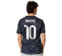 Adidas - Camiseta oficial Mbappé Real Madrid Segunda Equipación 2025-2026 + Parche, Unisex, Navy, XL
