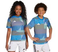 Adidas - Camiseta oficial Real Madrid Pre-Match 2025-2026 Niño, Unisex, Bluebird, 152 cm