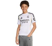 Adidas - Camiseta oficial Real Madrid Primera Equipación 2025-2026 Niño, Unisex, White, 128 cm