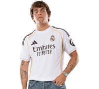 Adidas - Camiseta oficial Real Madrid Primera Equipación 2025-2026, Unisex, White, S