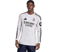 Adidas - Camiseta oficial Real Madrid Primera Equipación M/L 2025-2026, Unisex, White, M
