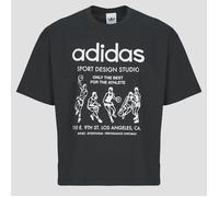 ADIDAS ORIGINALS Camiseta 'Only The Best For The Athlete' negro / blanco LxTallas normales negro / blanco
