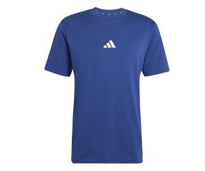 adidas Camiseta para Hombre, Talla M 3S, SJ, Azul Oscuro/Blanco, 4XL, Azul Oscuro/Blanco, 4XL