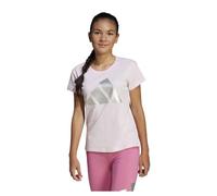 adidas Camiseta para niños Essentials Glam Temporada Niñas, CLPINK/SILVMT, 9-10 Years, Clpink/Silvmt, 9-10 Años