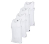 Adidas Camiseta Sin Mangas Para Hombre De Algodón Sportswear Paquete De 4