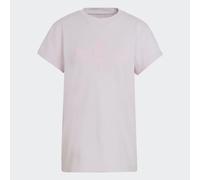 Adidas Camiseta Trefoil Básica Mujer Almost Pink Blanco HE1631 Talla 4-16
