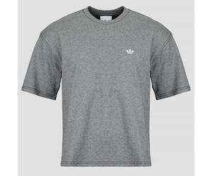 adidas Camiseta TREFOIL ESSENTIALS MELANGE LOOSE CROPPED T-Shirt in Gris EU M