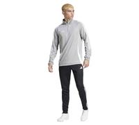 adidas Camisetas Deportivas para Hombre, Gris Medio/Blanco, L